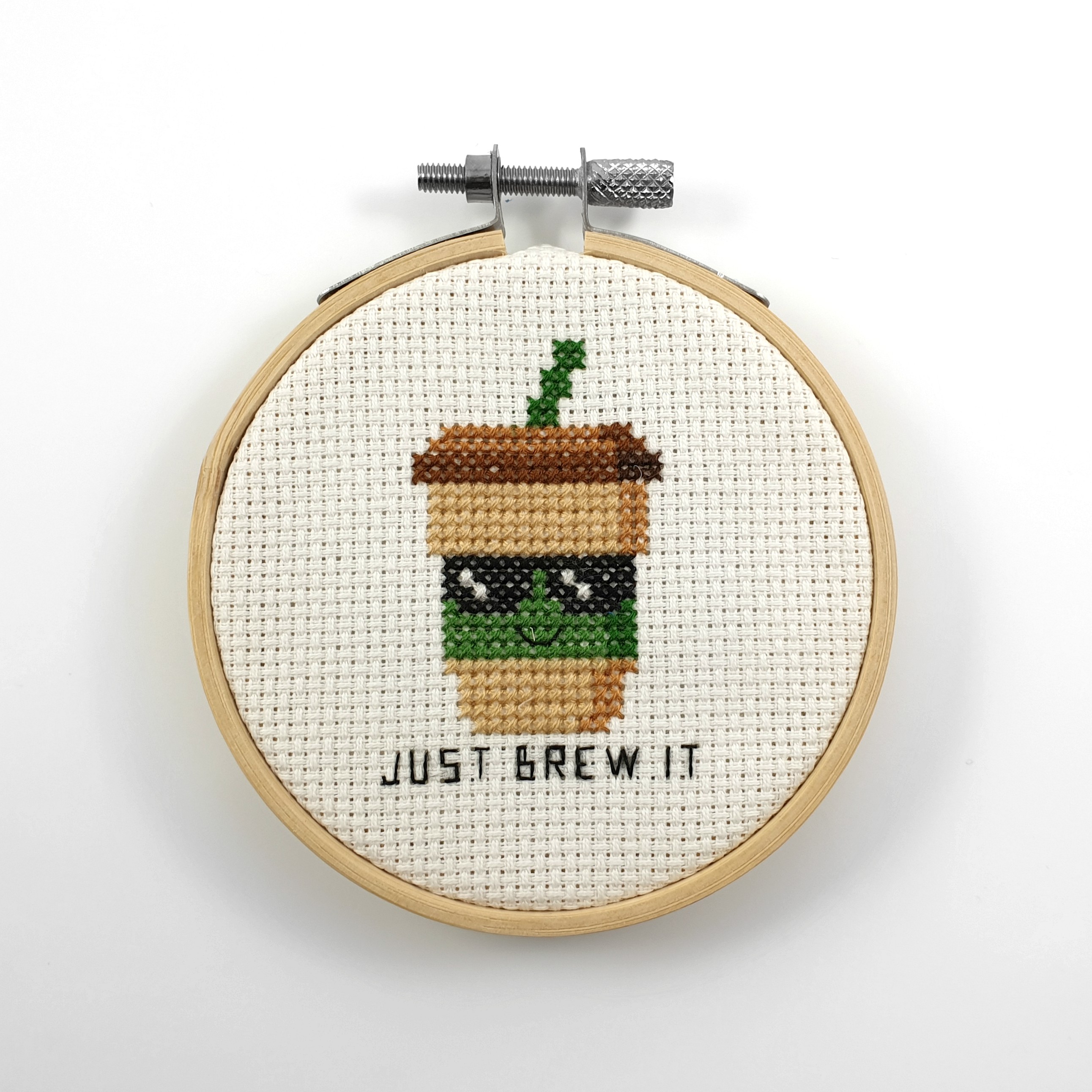 just brew it cross stitch pdf pattern
