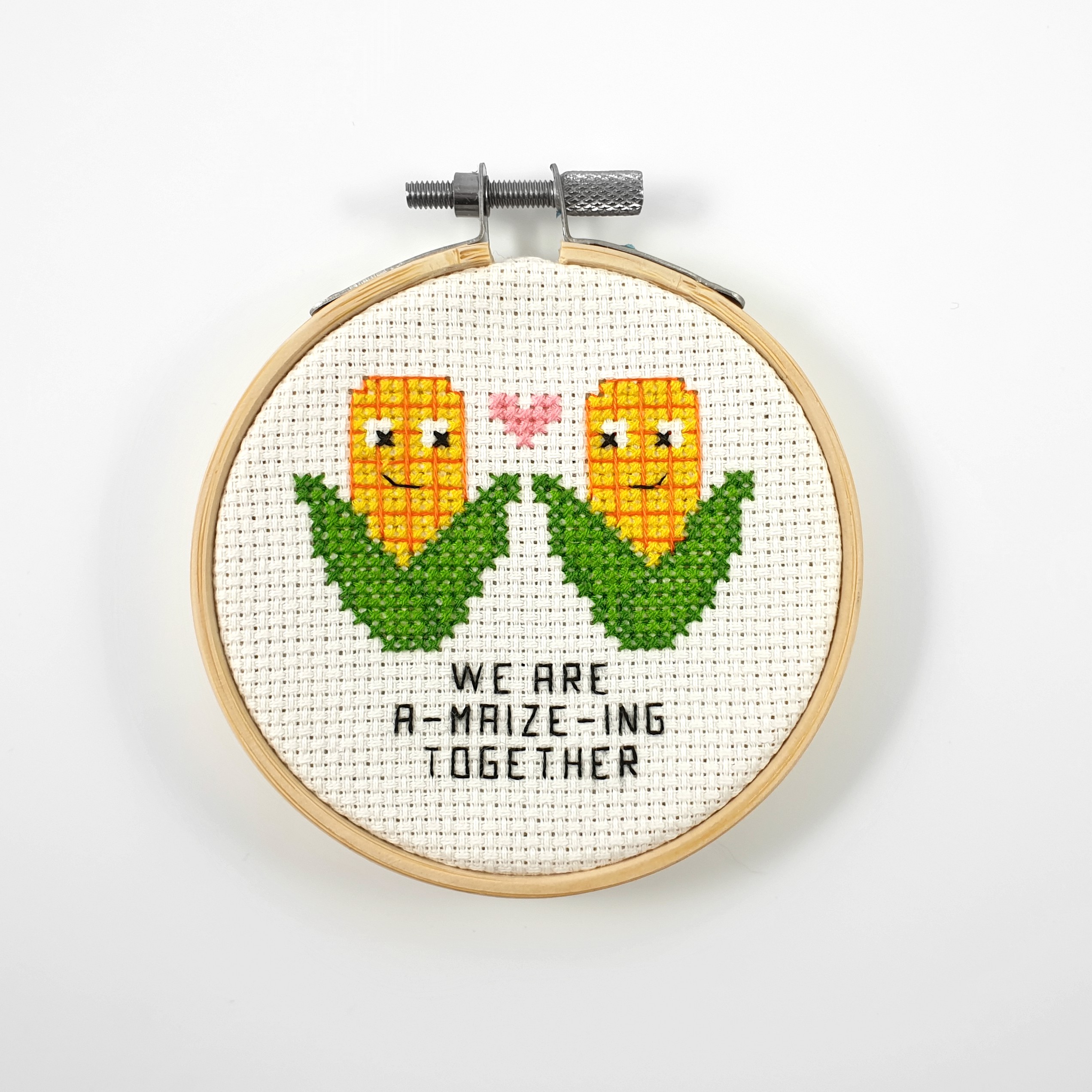 We are a-maize-ing together cross stitch pdf pattern