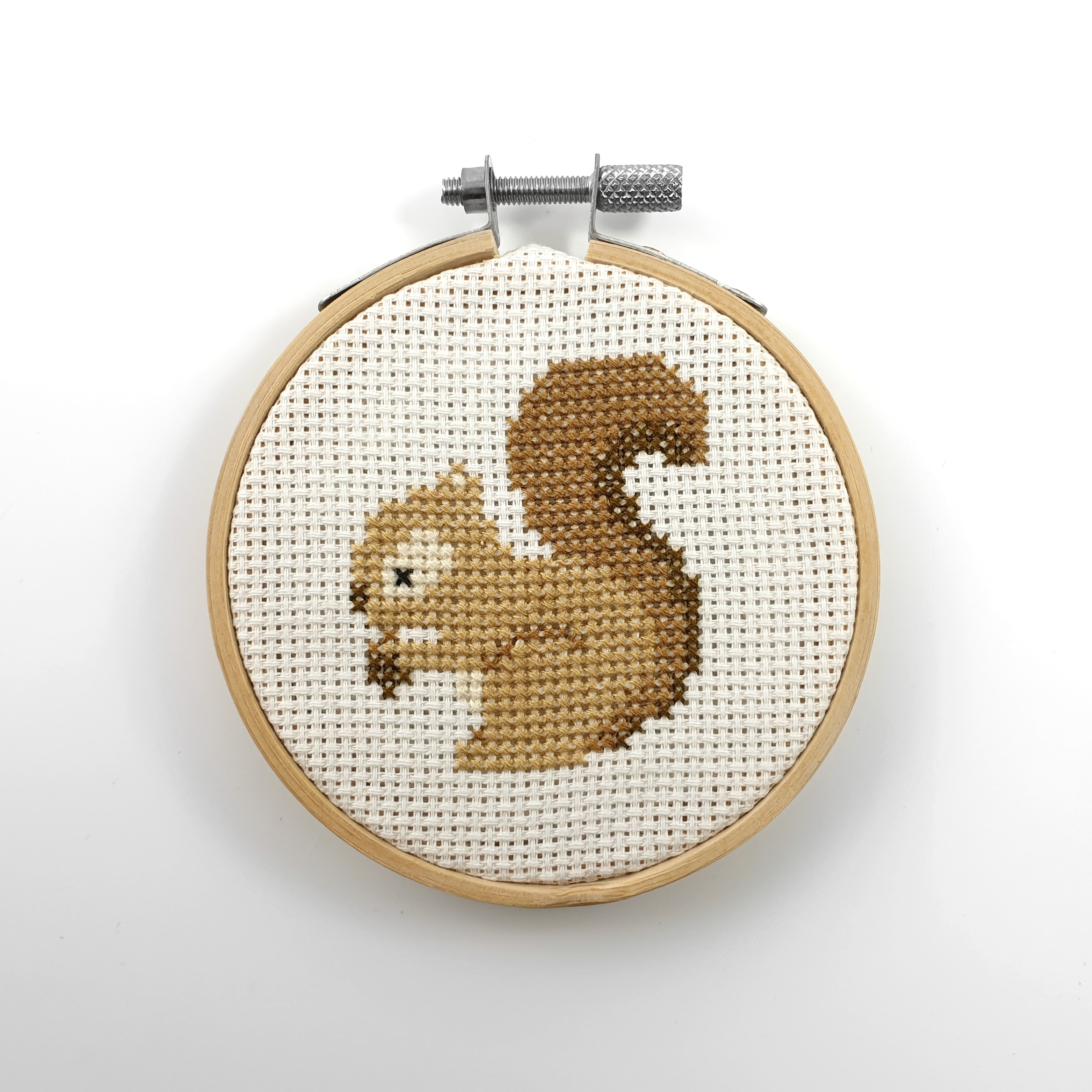 Squirrel cross stitch pdf pattern