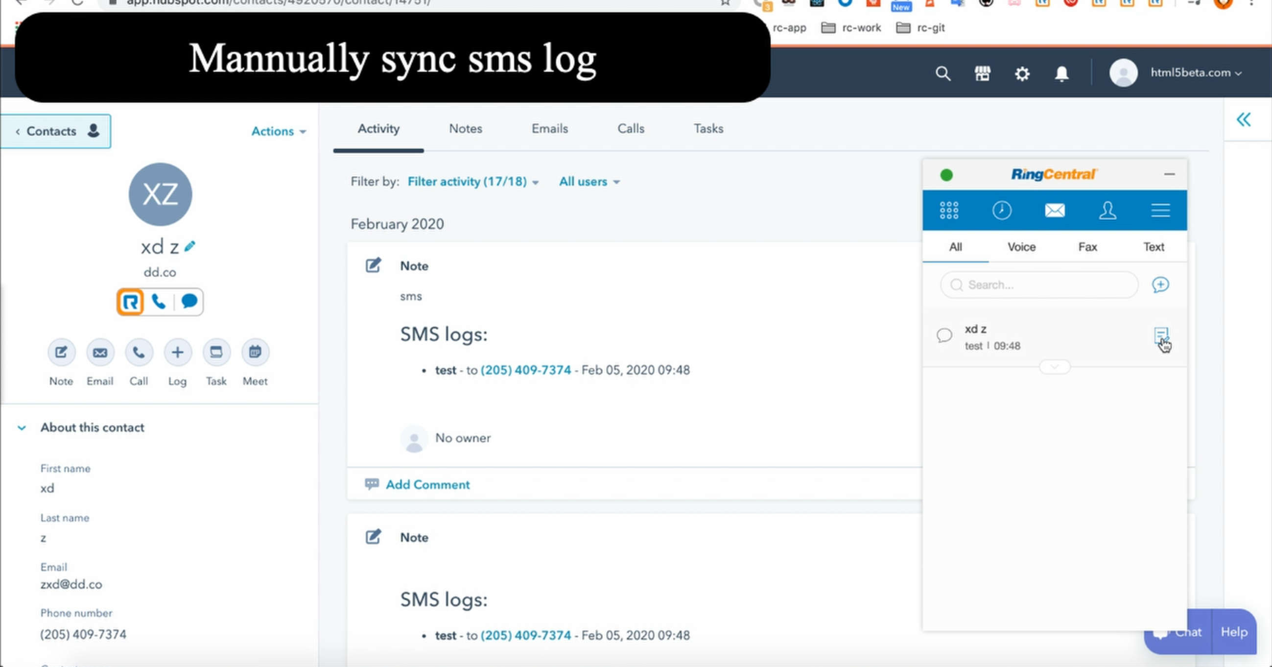 Overview - RingCentral Integration for HubSpot