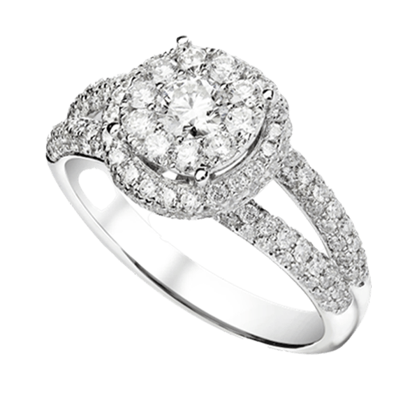 Discount Split Shank Engagement Rings