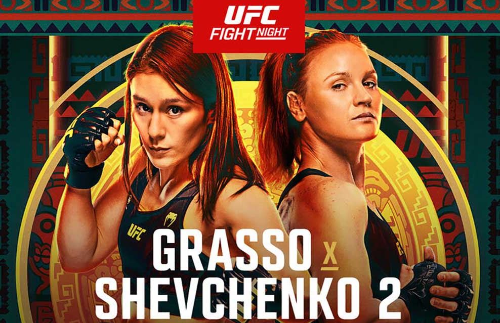 UFC Fight Night 227. Grasso vs. Shevchenko tournament fight card