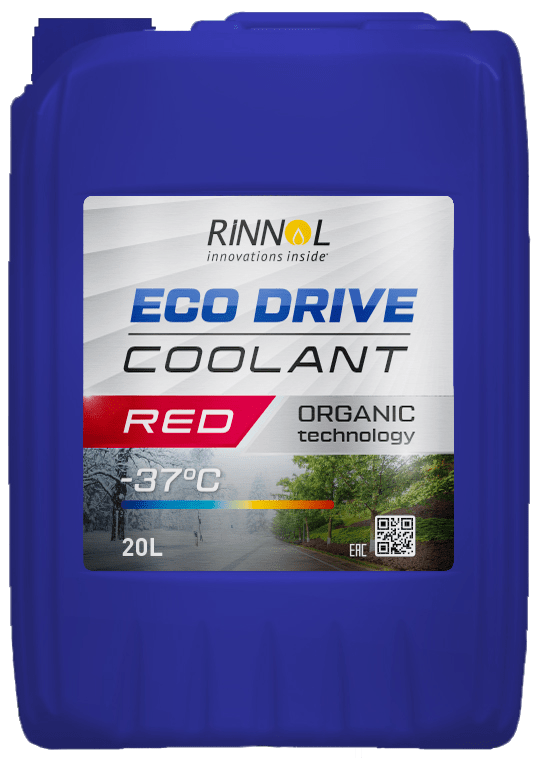 Cooling liquid RINNOL ECO DRIVE COOLANT RED (e20L) RINNOL
