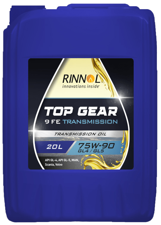 Transmission oil synth. RINNOL TOP GEAR 9 FE 75W90 GL4/GL5 (e20L)