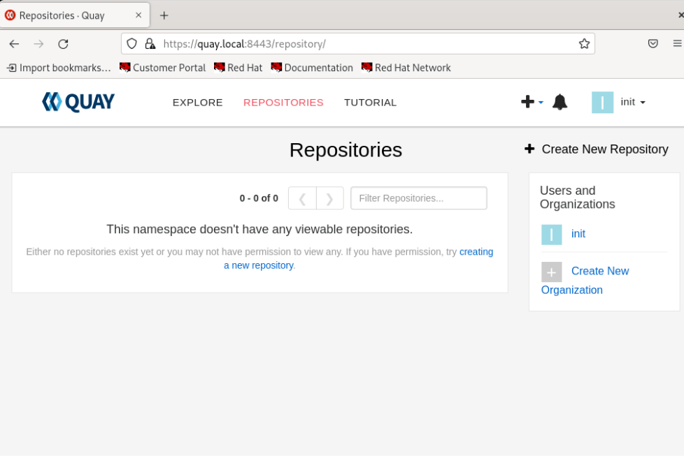 Mirror registry (Quay registry) installation on RHEL 9.2 Hyrule Monk
