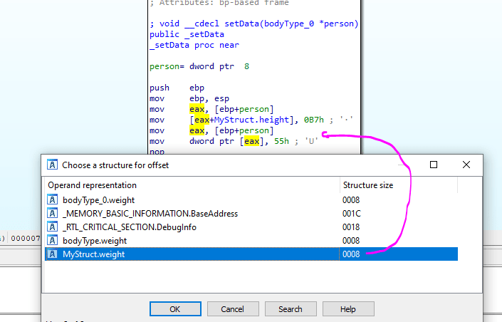 IDA Pro Labeling struct – Cyber Security Architect | Red/Blue 