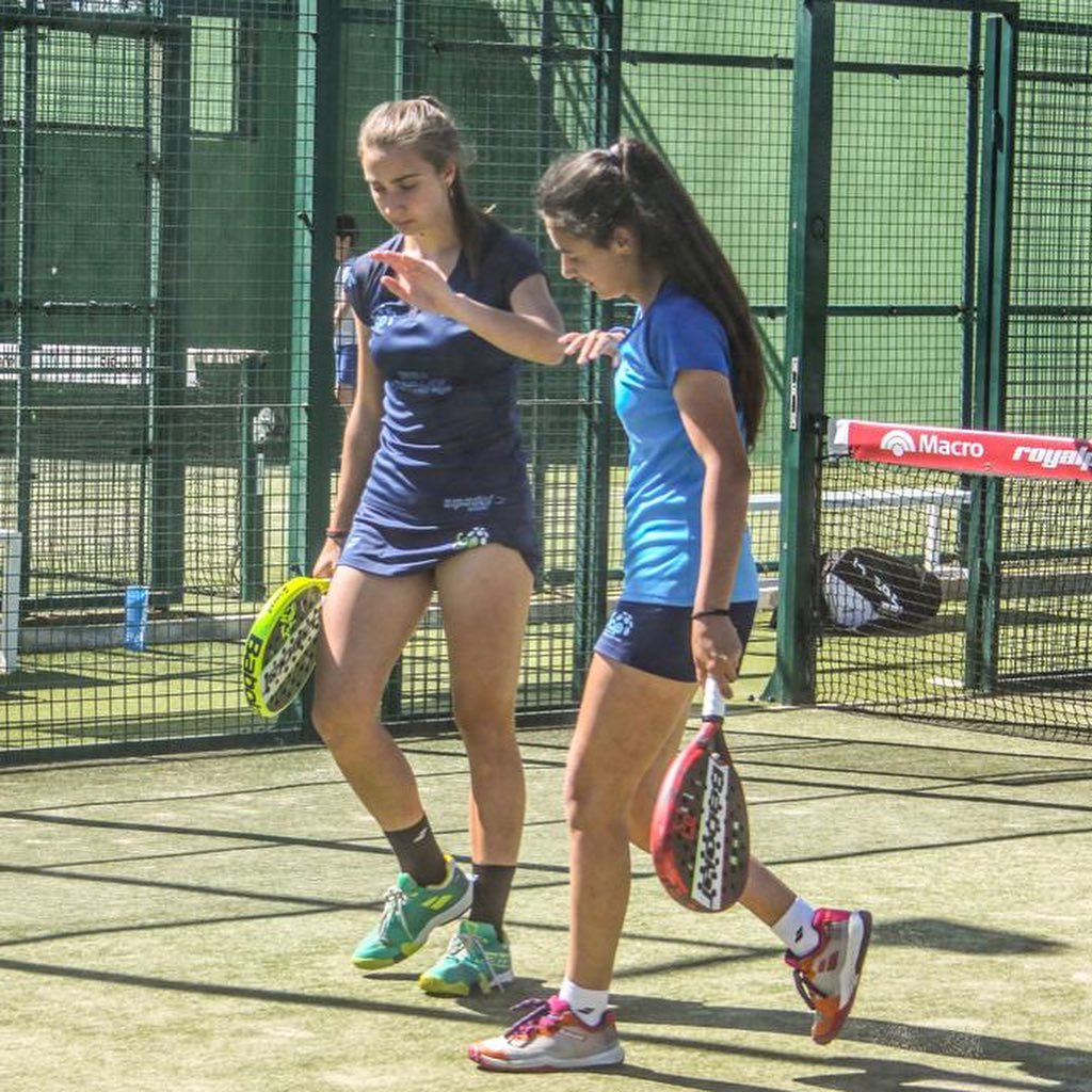 Tres jugadoras de Río Grande, en la previa del APT Sevilla Master