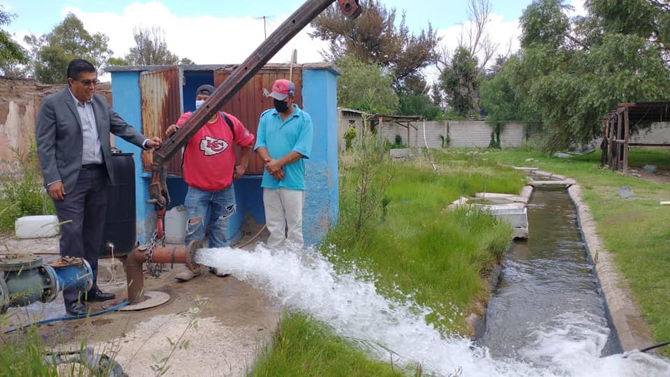 Se habilitó pozo de agua en La Almoloya Presidencia Municipal Río