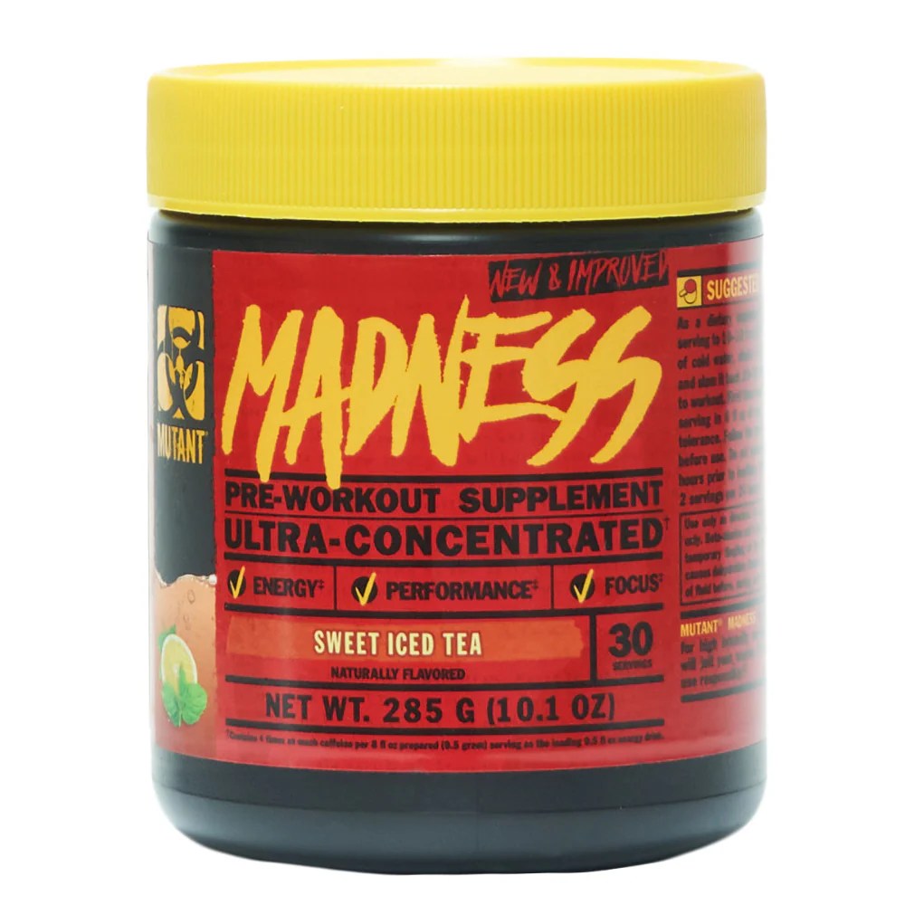 Mutant Madness PreWorkout Sweet Iced Tea 30 Servings