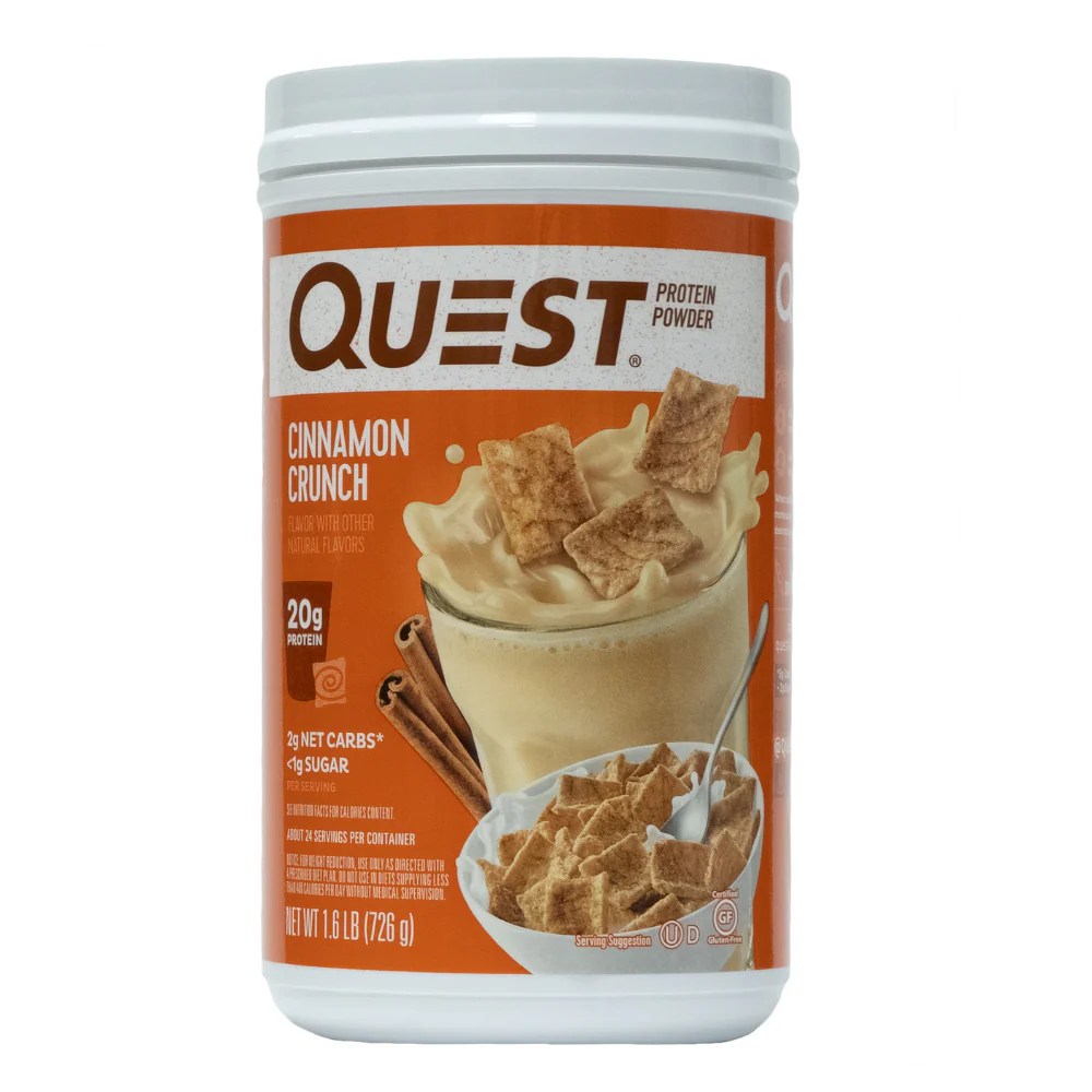Quest Protein Powder Cinnamon Crunch 24 Servings