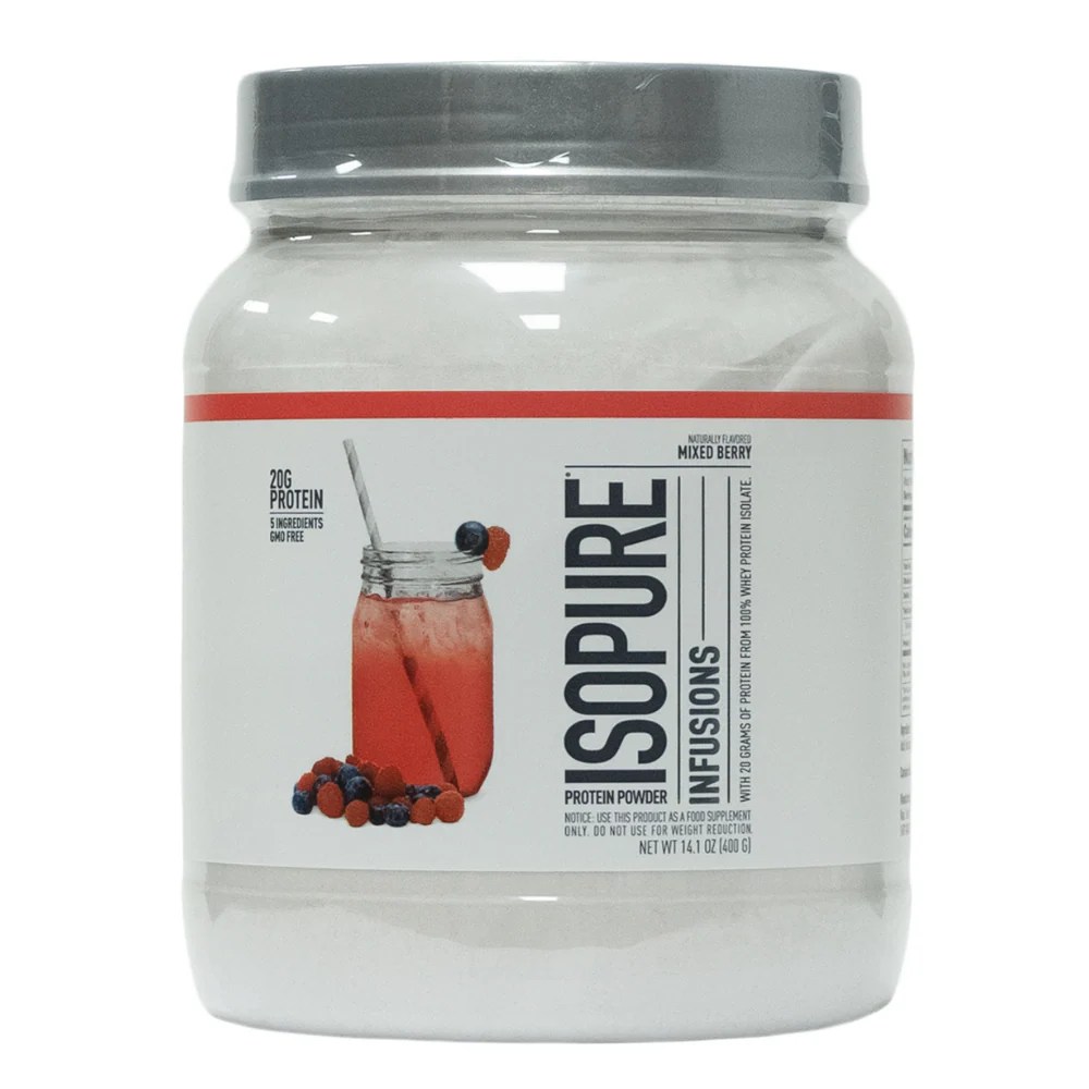 Isopure Protein Powder Infusions Mixed Berry 16 Servings