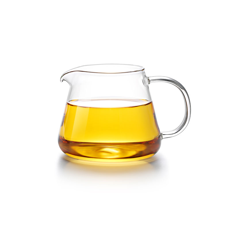 Glass Tea Jug 400ml by Samadoyo Perfect Pour and High Quality Ripple Effect Tea Co.