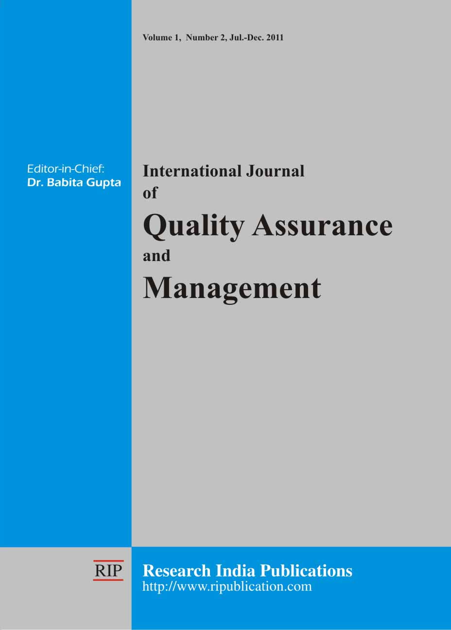 IJQAM, International Journal of Quality Assurance and Management