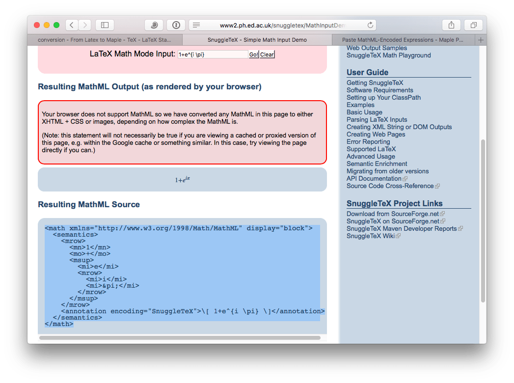 conversion From Latex to Maple TeX LaTeX Stack Exchange RIS