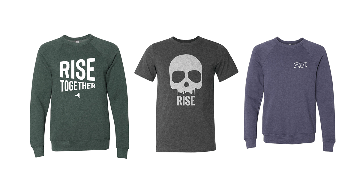 Classic Rise Apparel returns for limited time Ends Weds 10/2 Rise