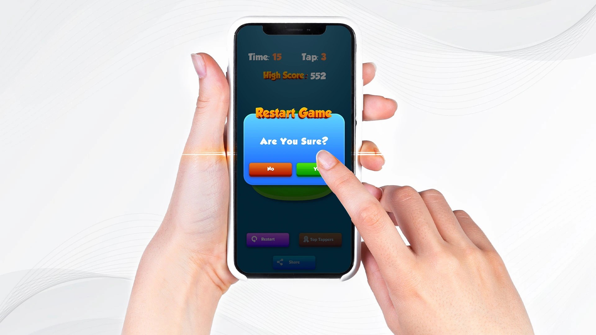 Speed Tapping Game Developed by Riseup Labs