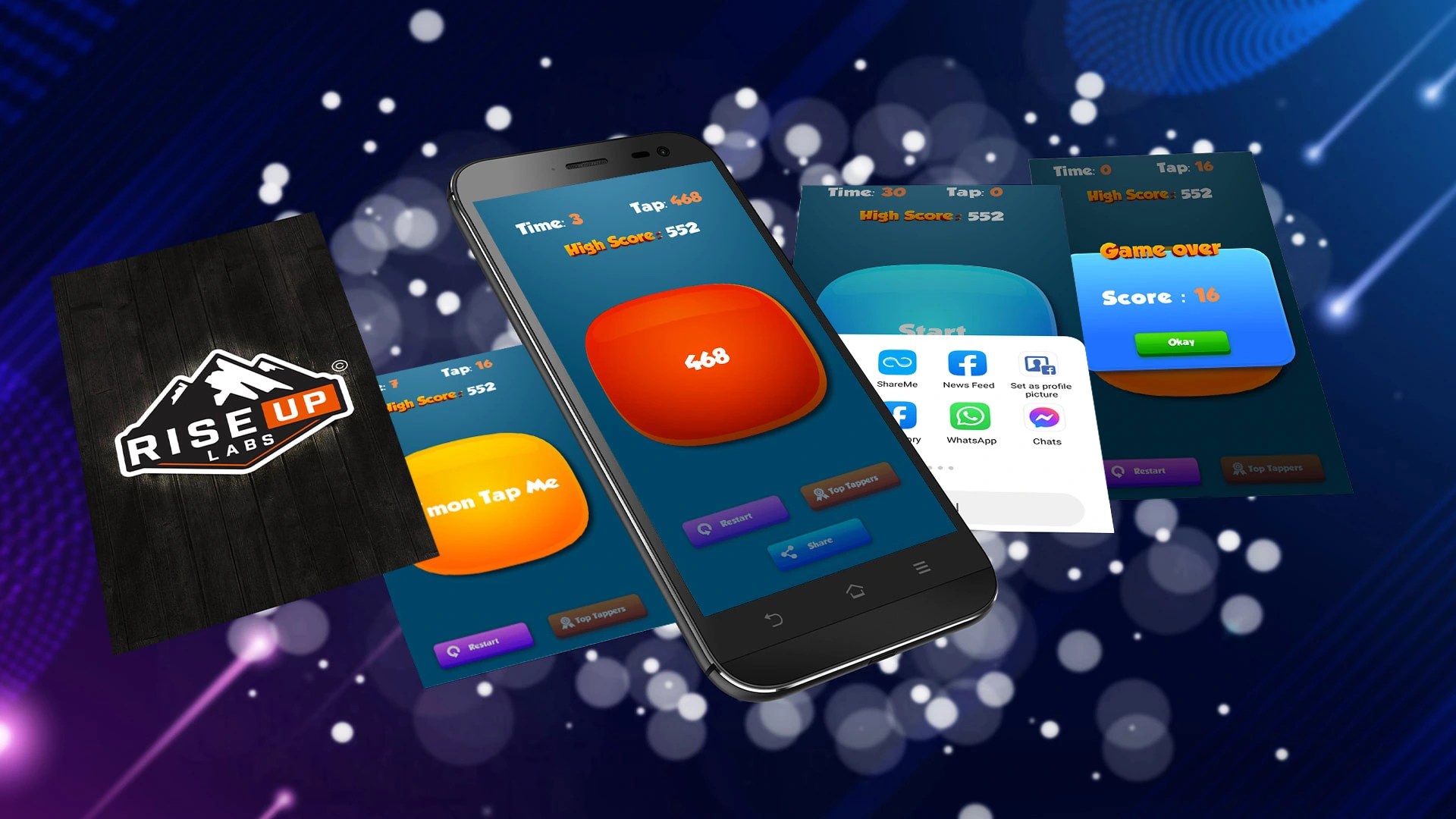 Speed Tapping Game Developed by Riseup Labs