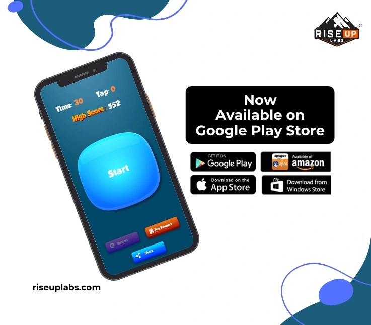 Update of Speed Tapping Game Available on Google Play Store! Riseup