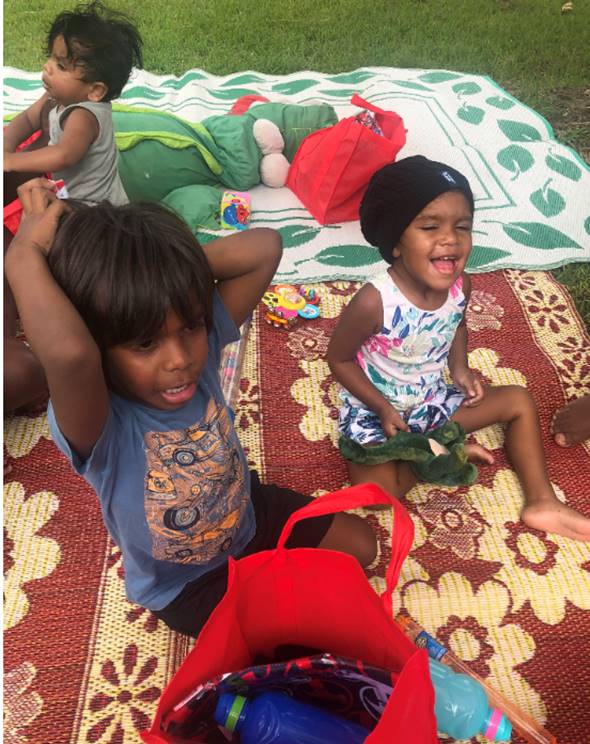 Bunnings brings smiles to Barunga Creche Kids' faces! RISE Ventures
