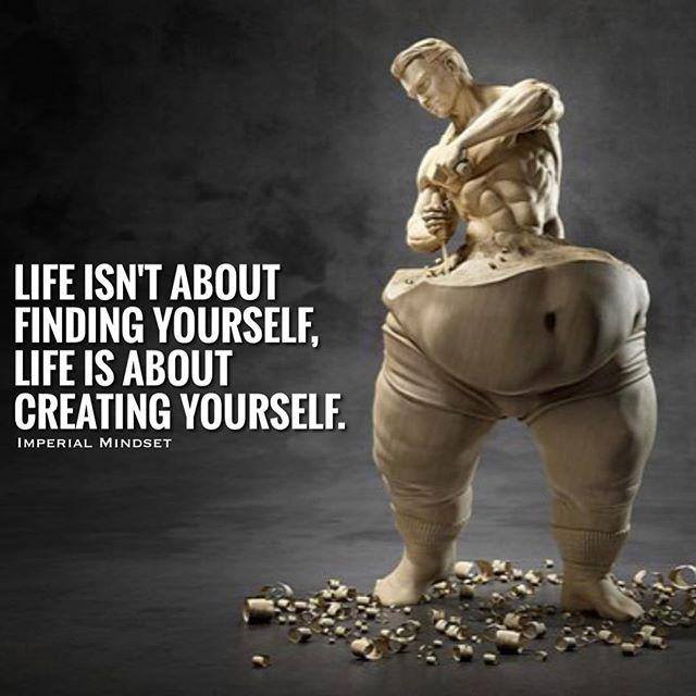 Life is not about finding yourself