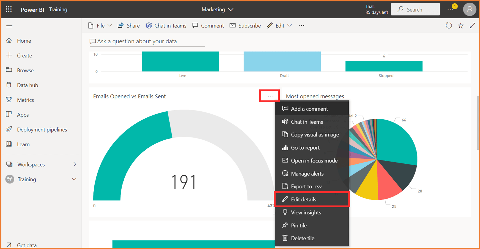 Add Power BI tiles in a Power App (canvas app) Rishona Elijah