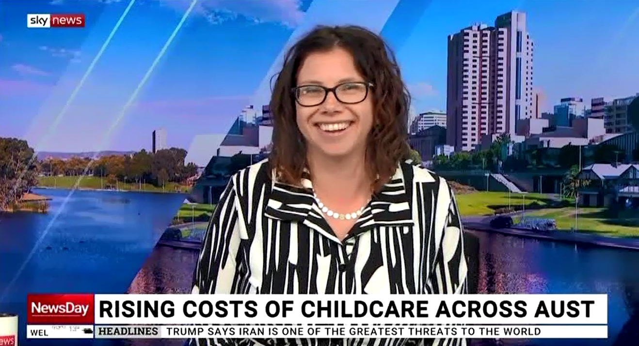 Sky News climate change, child care fees Amanda Rishworth MP