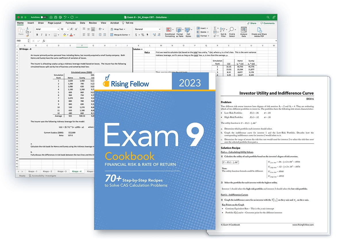 Study for CAS Exam FCAS Actuarial Exam Rising Fellow