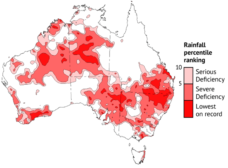 History of early season bushfires in NSW and Queensland