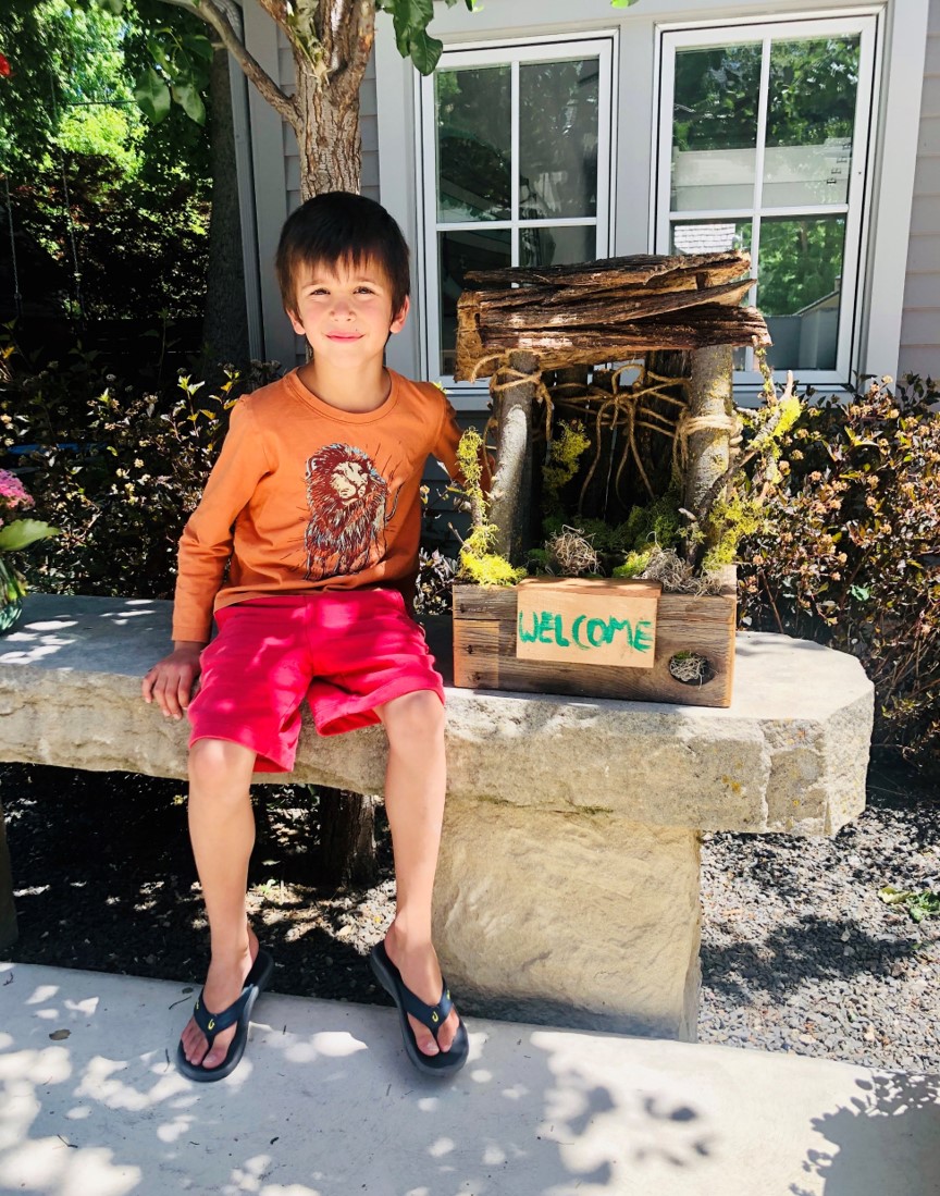 Finished Shelters to Kindergarten!