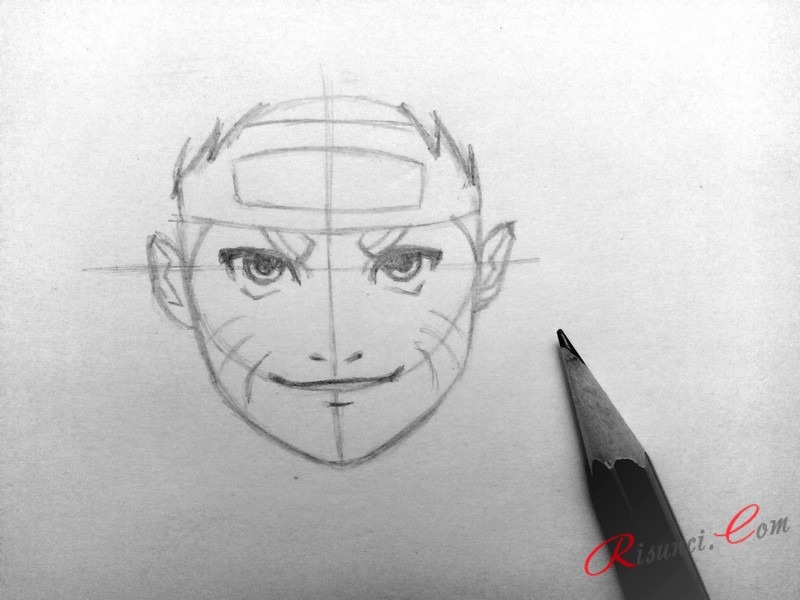 наруто срисовать