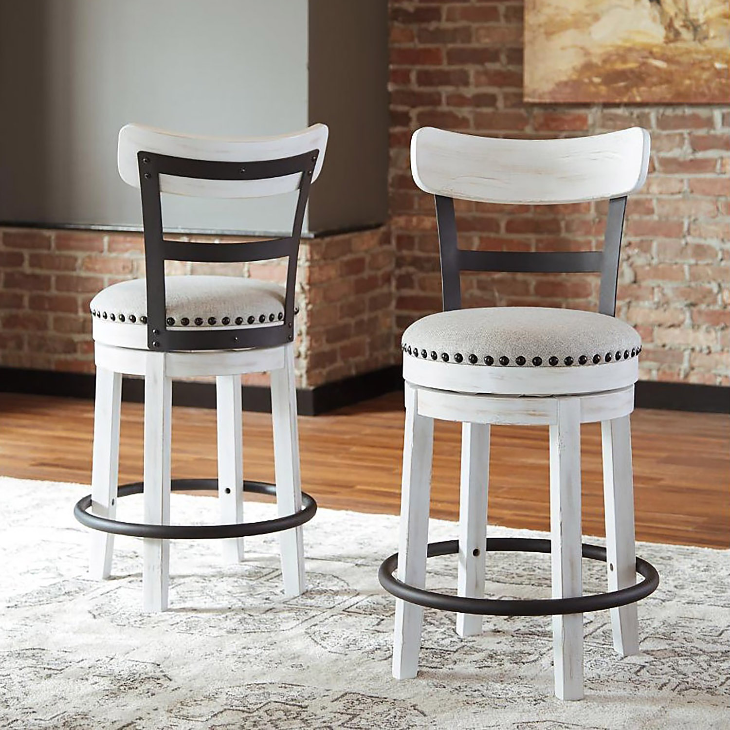 Valebeck Counter Height Bar Stool Rita's Furniture & Decor Owenton, KY