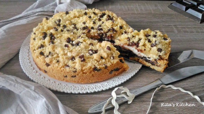 Torta Cookies Con Ricotta E Nutella Rita S Kitchen
