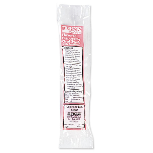 Toothette Oral Swabs Dentifrice Flavored RiteWay Medical