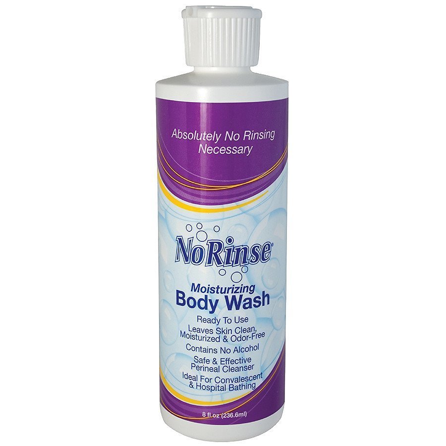 No Rinse Moisturizing Body Wash 8 oz Bottle
