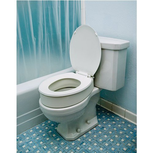 Essential Medical Toilet Seat Riser Raised Toilet Seats