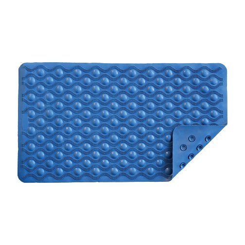 Nova Medical Rubber Bath Mat In Blue Color Bathroom Accessories
