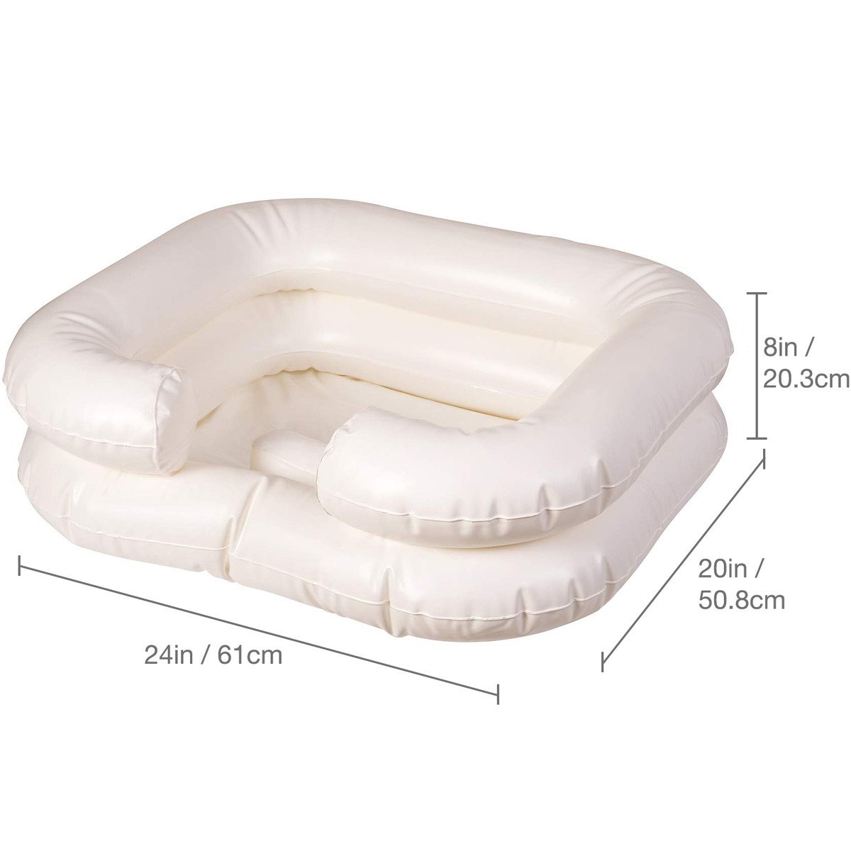 HealthSmart Inflatable Bed Shampoo Basin RiteWay Medical Supplies