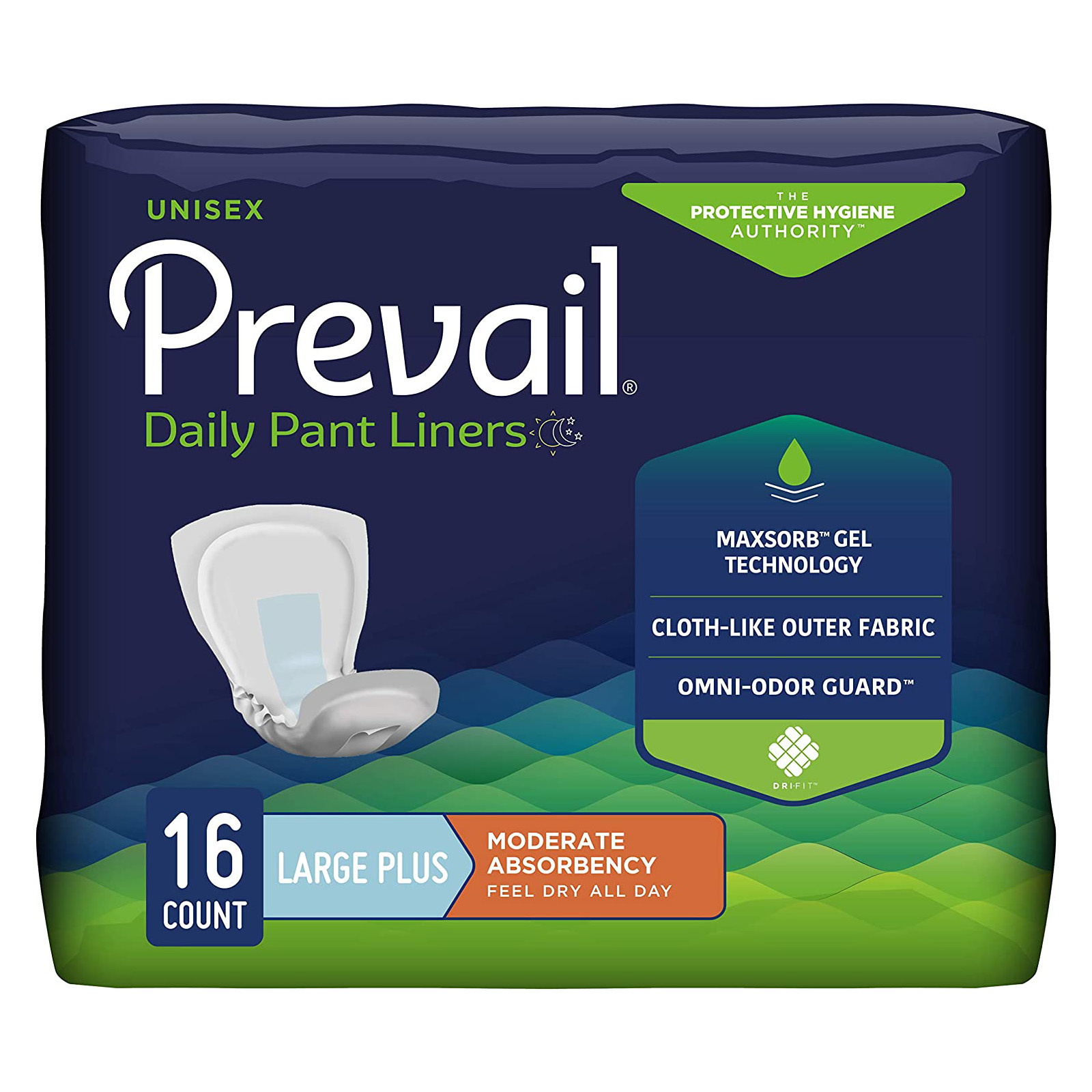 Prevail Pant Liners Large Plus (Pack of 16) Online at Low Price