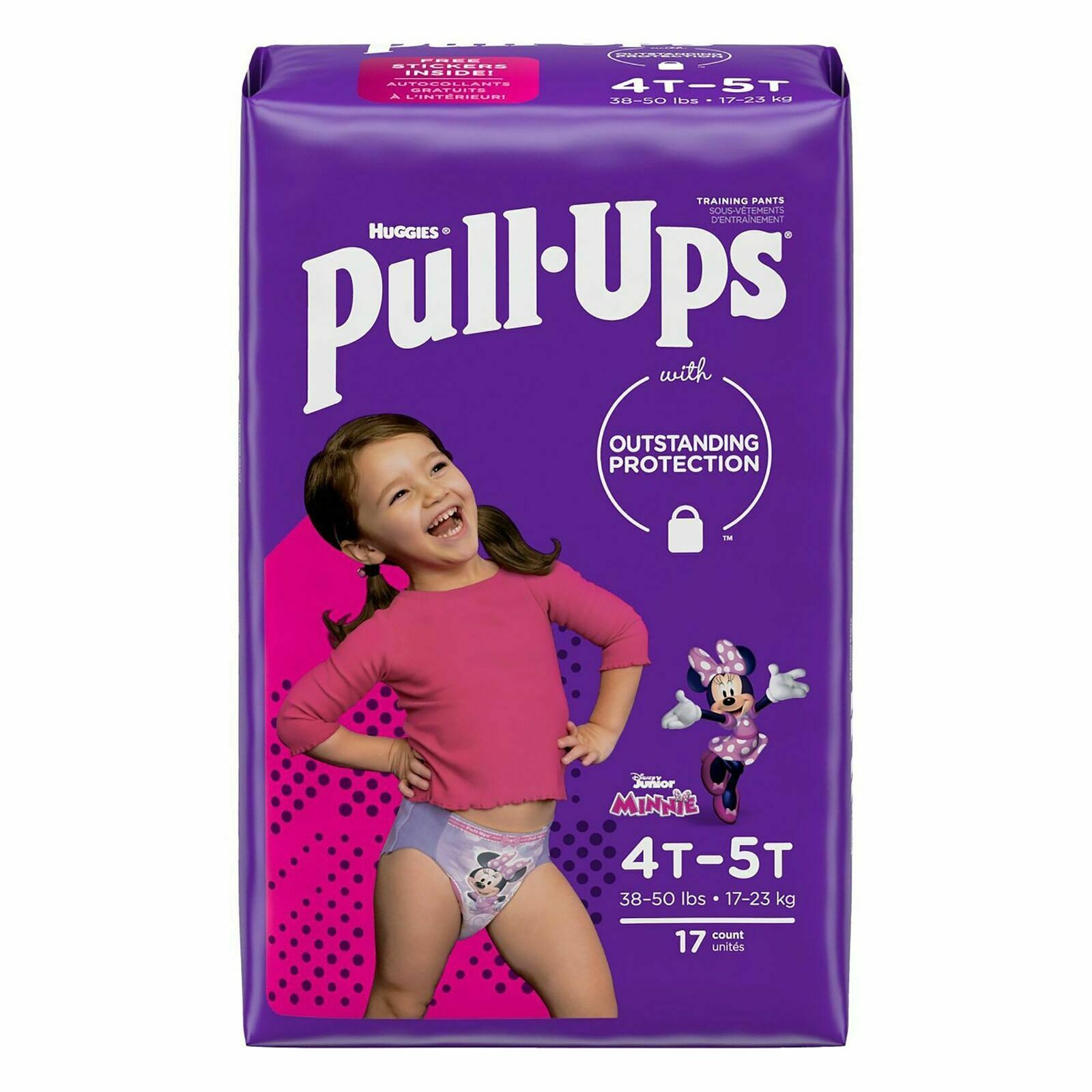 PullUps Learning Designs Training Pants for Girls, Moderate Absorbency