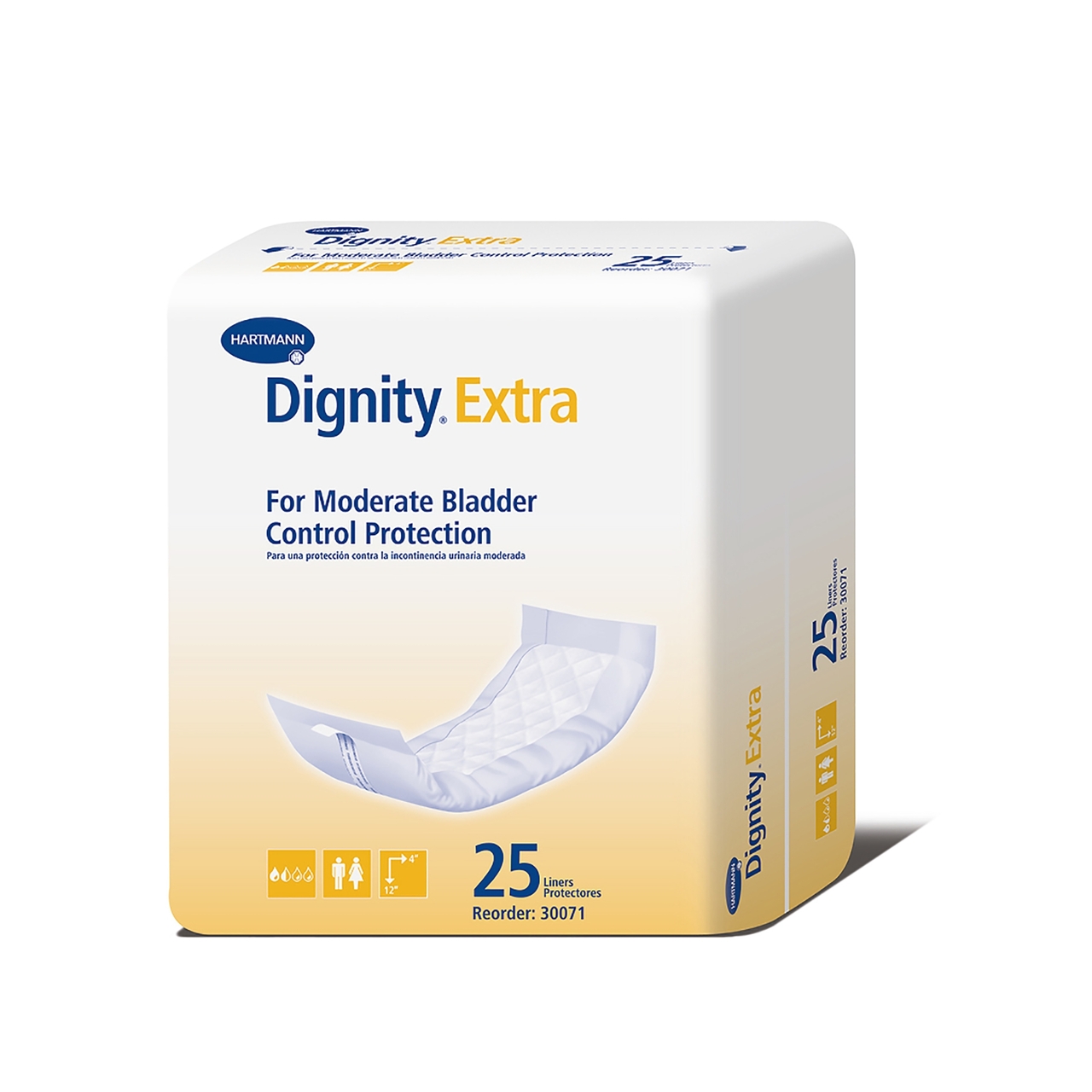 Hartmann Dignity Extra Incontinence Liner, Moderate Absorbency
