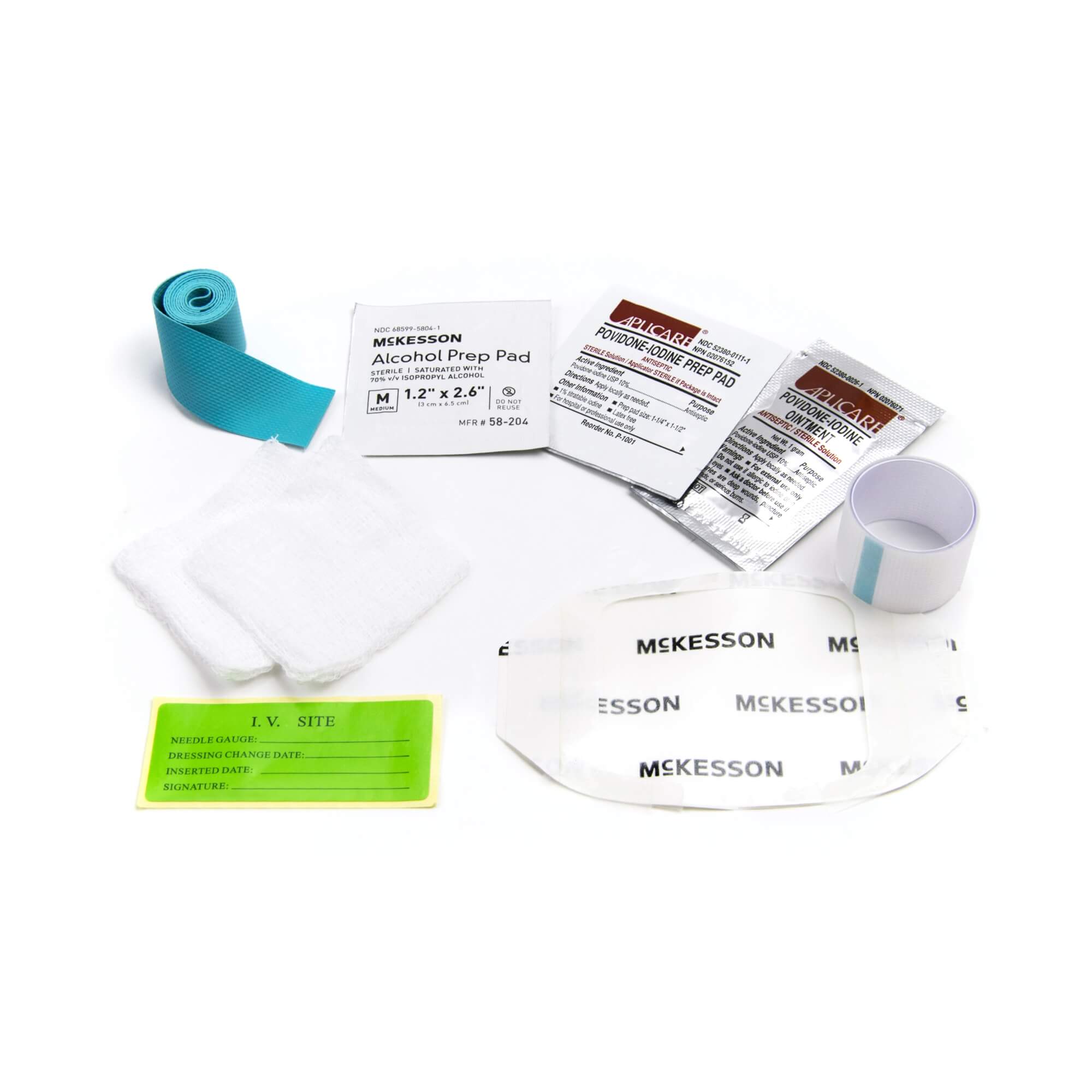 McKesson IV Start Kit with PVP Prep Pad, PVP Ointment (Case of 50)