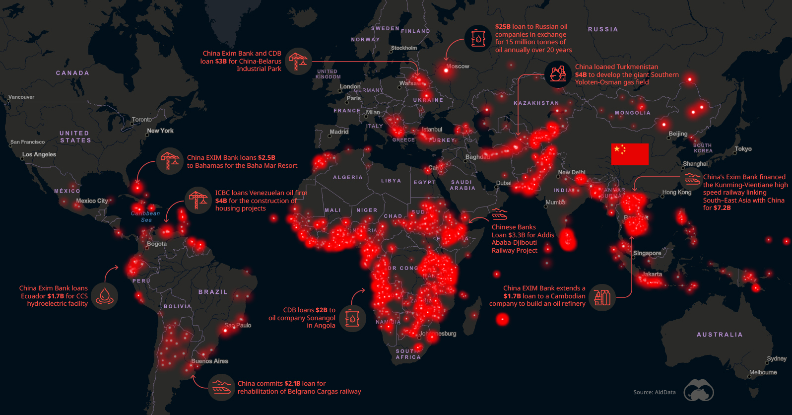 China's Growing Influence Around the World The Big Picture