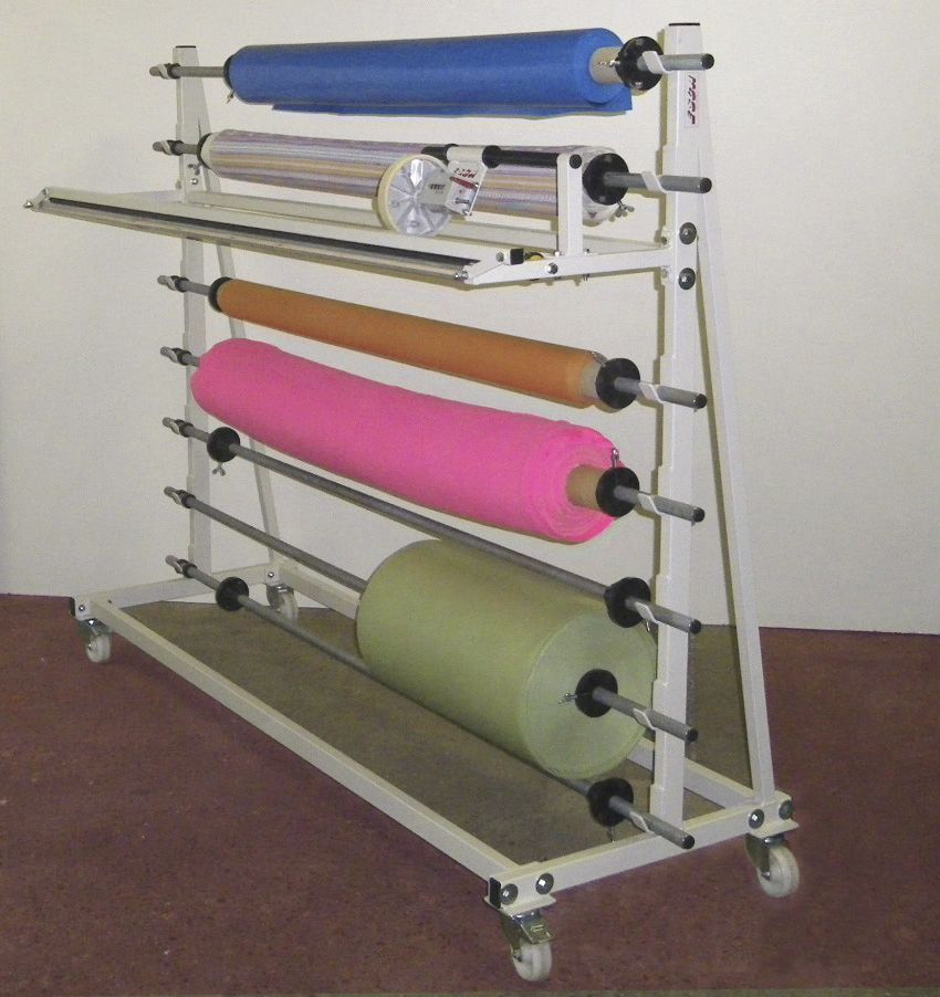 Mobile shelving / for fabric rolls RITM Industry