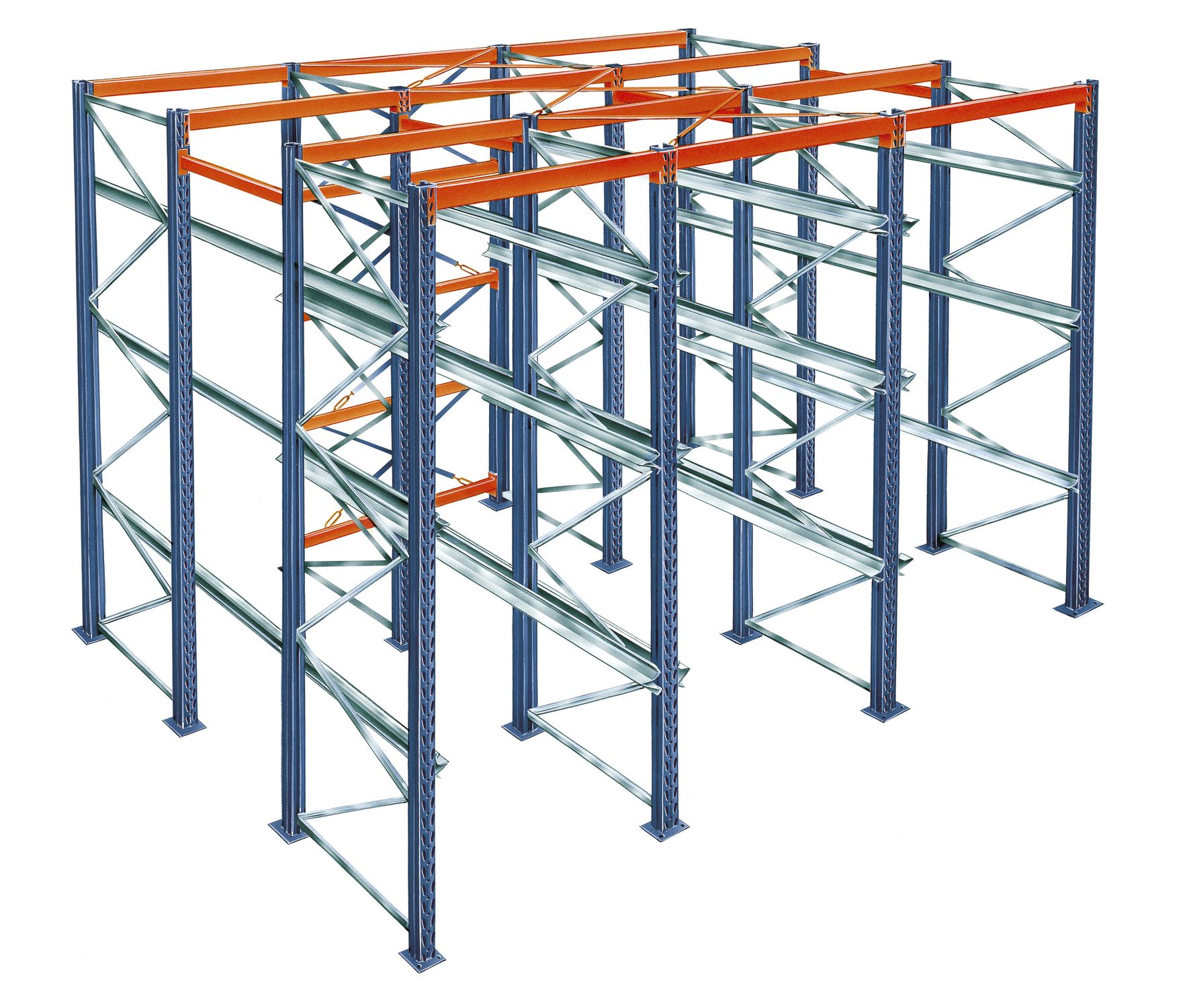 Shuttle storage shelving / for heavy loads RITM Industry