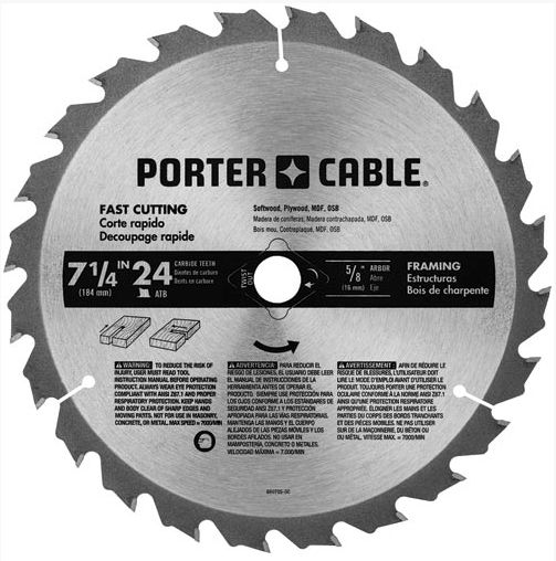 Carbide blade saw / circular / portable / electric RITM Industry