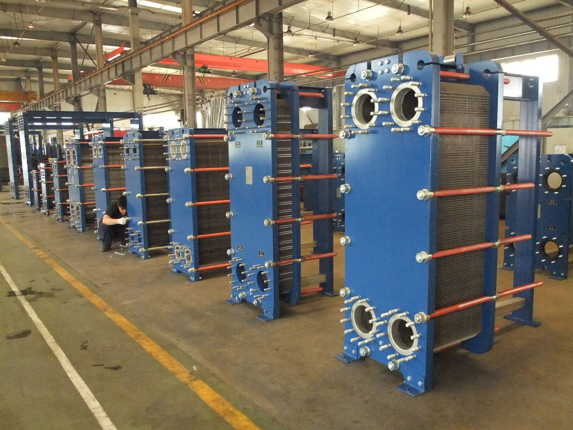 Gasketedplate heat exchanger / for the food industry RITM Industry