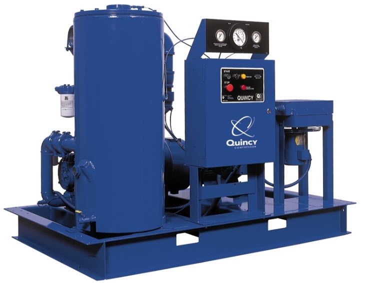 Volumetric vacuum pump / singlestage / lubricated / for heavyduty