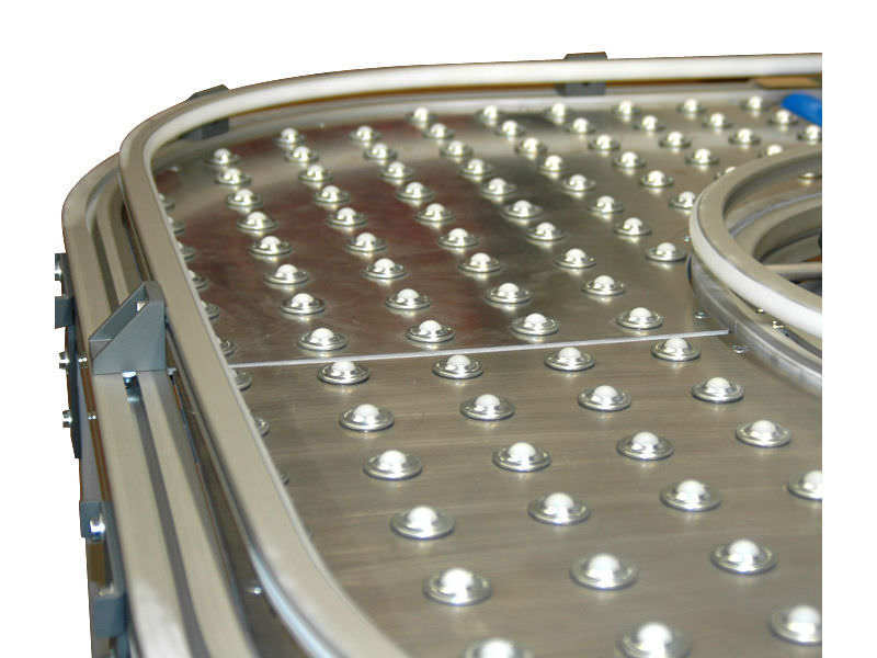 Roller conveyor / modular / horizontal / chain drive RITM Industry