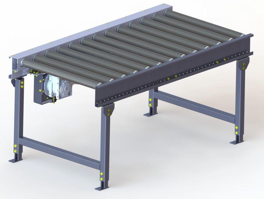 Roller conveyor / horizontal / chain drive RITM Industry