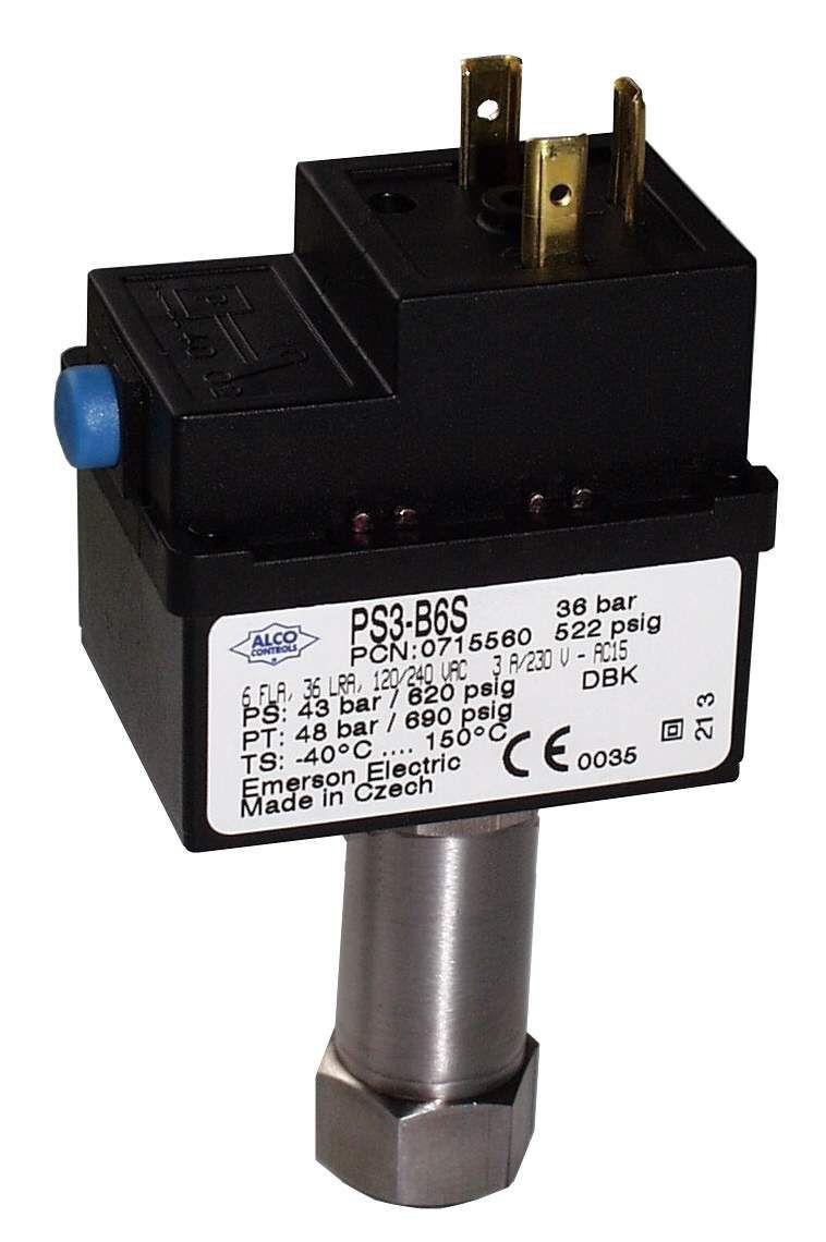 Mechanical pressure switch / for gas / for compressors / compact RITM